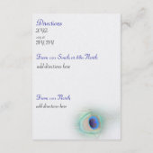 ブルーピーコック3.5 x 5アコモデーション エンクロージャーカード (裏面)