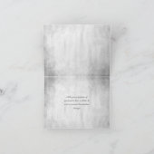 ブルーピーコック ウェディング サンクス サンキューカード (内部)