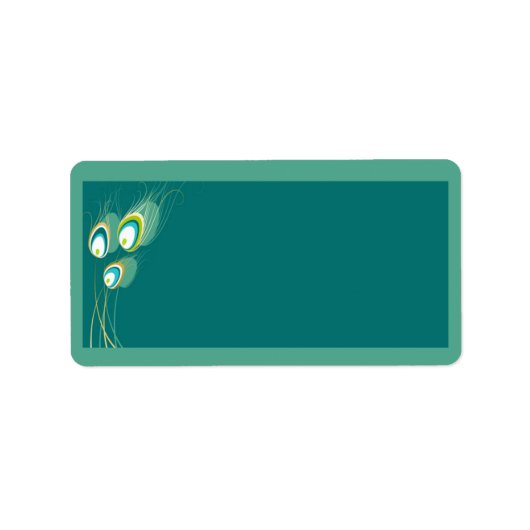 ブルーピーコッ結婚クの郵送住所 シール (正面)