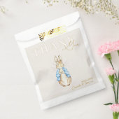 ブルーピーターうさぎ赤ちゃんシャワーありがとう フェイバーバッグ (封をした状態)