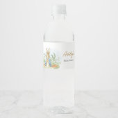 ブルーピーターうさぎ赤ちゃんシャワー ペットボトルラベル (正面)