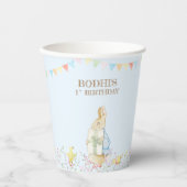 ブルーピーターザラビットファースト誕生日 紙コップ (正面)