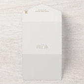 ブルーピーター・ザ・ラビットSome Bunny Baby Shower オールインワン招待状 (外側)