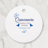 ブルーピーチキンセアニェラ15th誕生日ラスティックメキシコ フェイバータグ (裏面)