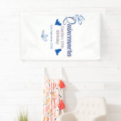 ブルーピーチキンセアニェラ15th誕生日ラスティックメキシコ 横断幕 (インサイチュ)