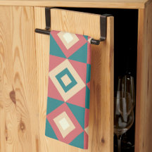 ブルーピーチダイヤモンドジオメトリック