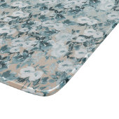 ブルーピーチホワイトフローラ カッティングボード (角)