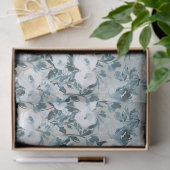 ブルーピーチホワイトフローラ 薄葉紙 (ギフト)