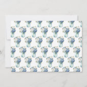 ブルーピーニーズメイスンジャールバースデーパーティー 招待状 (裏面)