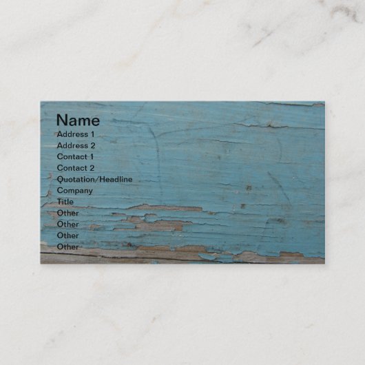 ブルーピーリ絵を描ング 名刺 (正面)