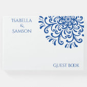 ブルーフお洒落リッシュ結婚ズ ゲストブック (正面)
