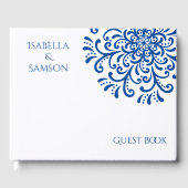ブルーフお洒落リッシュ結婚ズ ゲストブック (正面)