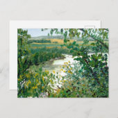 ブルーフからの風光明媚なミシシッピ川のビュー ポストカード (正面/裏面)