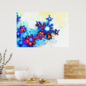 ブルーファイアベリー ポスター (キッチン)