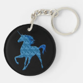 ブルーファイアユニコーンキーチェーン キーホルダー (裏面)