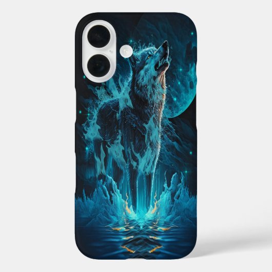ブルーファイアーウルフ Case-Mate iPhoneケース (裏面)