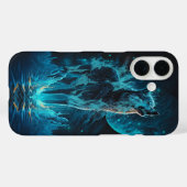 ブルーファイアーウルフ Case-Mate iPhoneケース (裏面 (横))