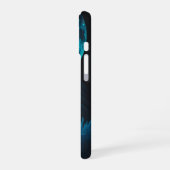 ブルーファイアーウルフ iPhone 16ケース (左側面)