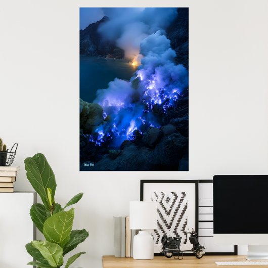 ブルーファイア ポスター (ホームオフィス)