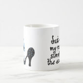 ブルーファッションマグカップ コーヒーマグカップ (中央)