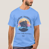 ブルーファミリークルーズの名入れ Tシャツ (正面)