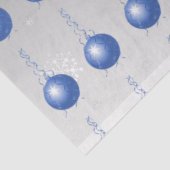 ブルーファンシークリスマスオーナメントティッシュペーパー 薄葉紙 (詳細)