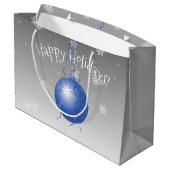 ブルーファンシークリスマスオーナメント抱き枕 ラージペーパーバッグ (裏面アングル)