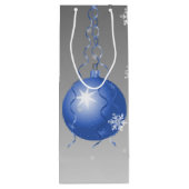 ブルーファンシークリスマスオーナメント抱き枕 ワインギフトバッグ (裏面)