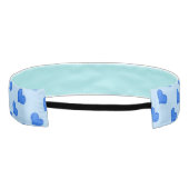 ブルーファンシーハートヘッドバンド アスレチックヘッドバンド (裏面)