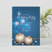 ブルーファンシー《写真》ぼけ味ライツホリデー招待状 招待状 (スタンド正面)