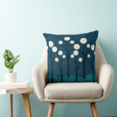 ブルーファンタジーウッドランドスケープ クッション (椅子)