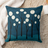 ブルーファンタジーウッドランドスケープ クッション (ブランケット)