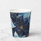 ブルーファンタジーポインセチア 紙コップ (裏面)