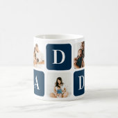 ブルーファーザーの日フォトコラージュマグ コーヒーマグカップ (中央)