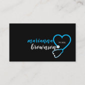 ブルーファーストエイドナース&ドクターデザイン 名刺 (正面)