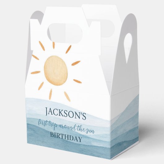 ブルーファーストトリップサンのまわりにビーフボックス誕生日 フェイバーボックス (オープン)