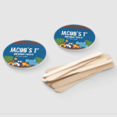 ブルーファーストバースデージャングルサファリテーマ ハンドファン (組立なし)