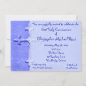 ブルーファーストホリーコミュニオン招待状 招待状 (裏面)