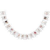 ブルーファーストロデオ男の赤ちゃん1st誕生日マイルストーン バンティングフラッグ (全)