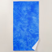 ブルーファーフレンジービーチタオル ビーチタオル (正面)