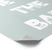 ブルーファーム納屋周囲の庭誕生日タベルトップサイン/ポスター ポスター (角)