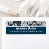 ブルーファーンエグゼクティブ差出人住所 ラベル (インサイチュ)