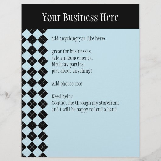 ブルーフアーガイルライアー チラシ (正面)