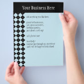 ブルーフアーガイルライアー チラシ (手)