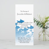 ブルーフィッシュアンドコーラル結婚式 プログラム (スタンド正面)