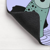 ブルーフィッシュパーソナライズされたマウスパッド マウスパッド (コーナー)