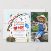 ブルーフィッシュボート写真オフィシャルワンバースデー 招待状 (正面)