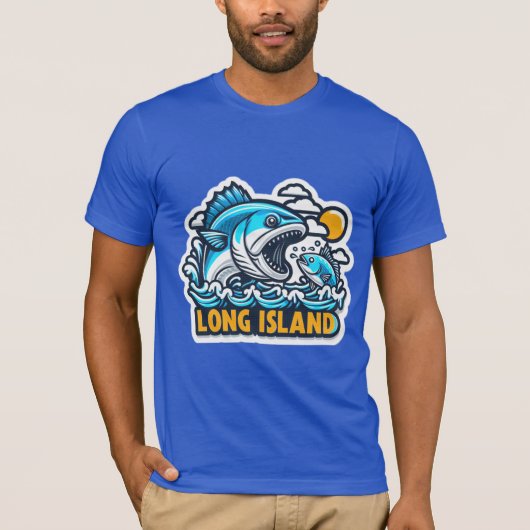 ブルーフィッシュロングアイランド2 Tシャツ (正面)