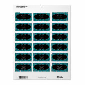 ブルーフィッシュ住所 シール (フルシート)