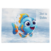 ブルーフィッシュ抱き枕 ラージペーパーバッグ (裏面)